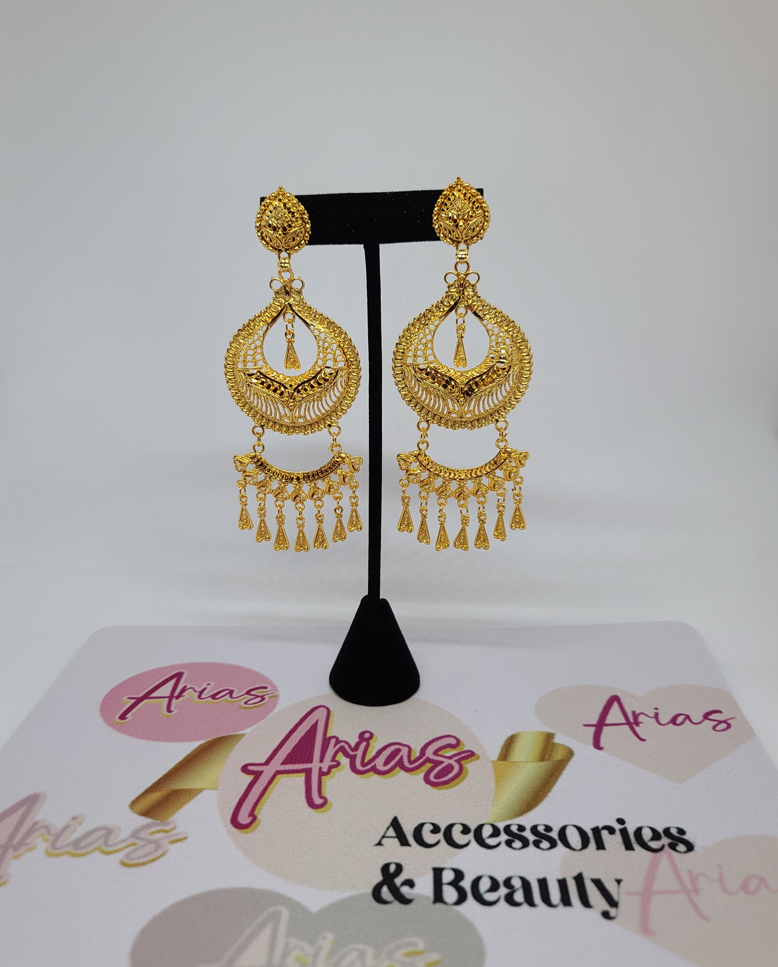 Gilded Love Gold Earrings